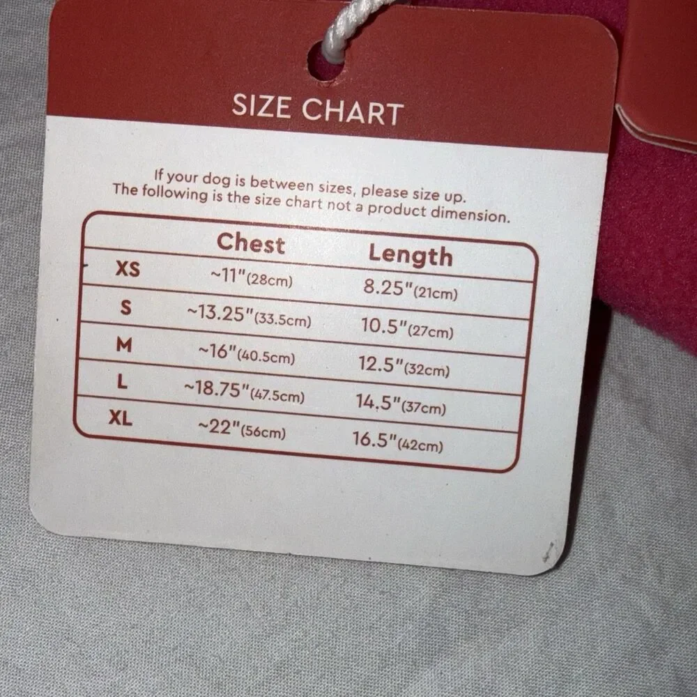 Gooby Pink Fleece Vest Size X-Small